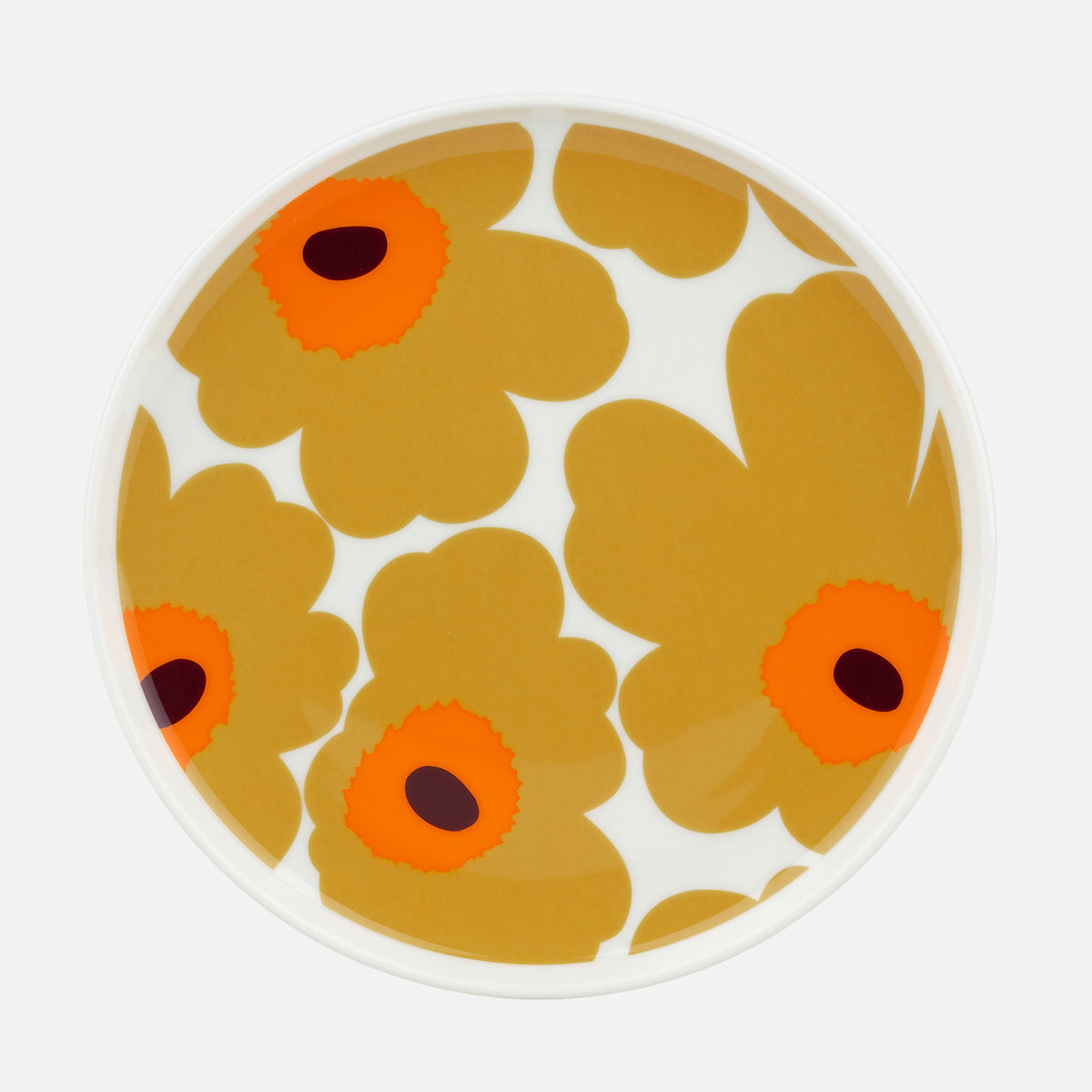 Oiva Unikko Plate 20cm, caramel