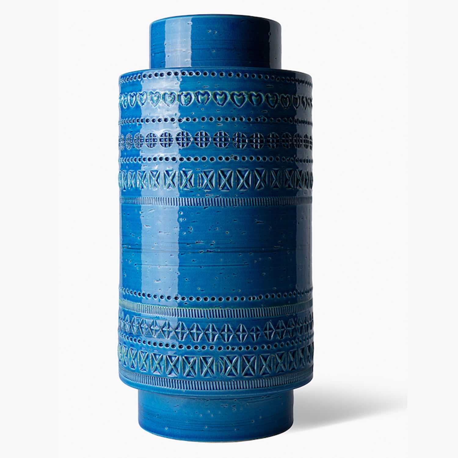 Spool Vase, Rimini Blu by Bitossi Ceramiche Aldo Londi – ARIA