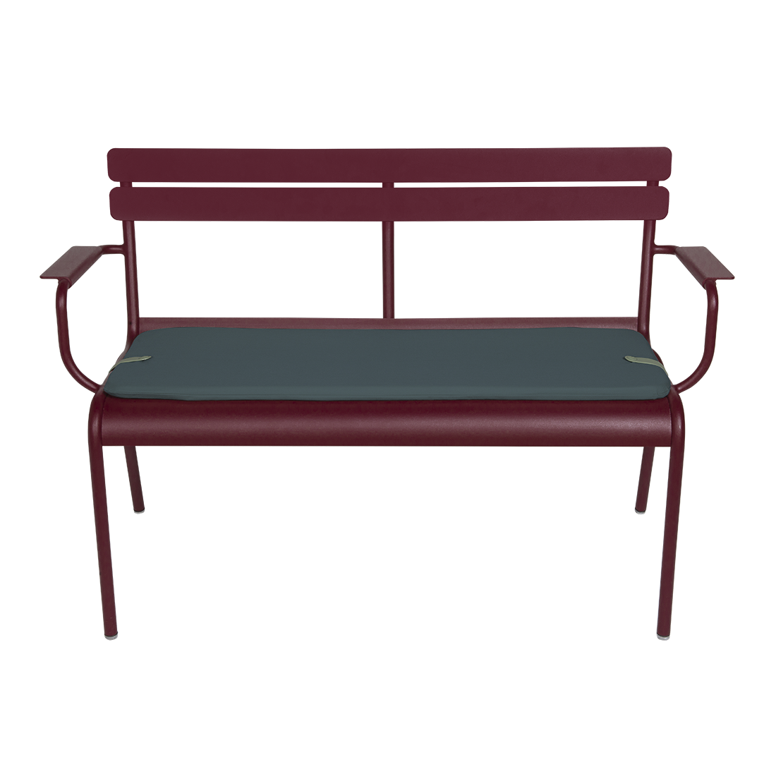 Color Mix Outdoor Bench Cushion, Night Blue