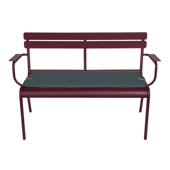 Color Mix Outdoor Bench Cushion, Night Blue