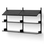 Black stained ash / black