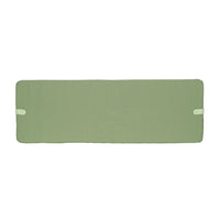 Color Mix Outdoor Bench Cushion, Eucalyptus Green
