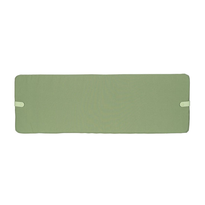 Color Mix Outdoor Bench Cushion, Eucalyptus Green