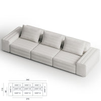 Samet Modular Sofa, Cat C