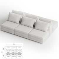 Samet Modular Sofa, Cat C