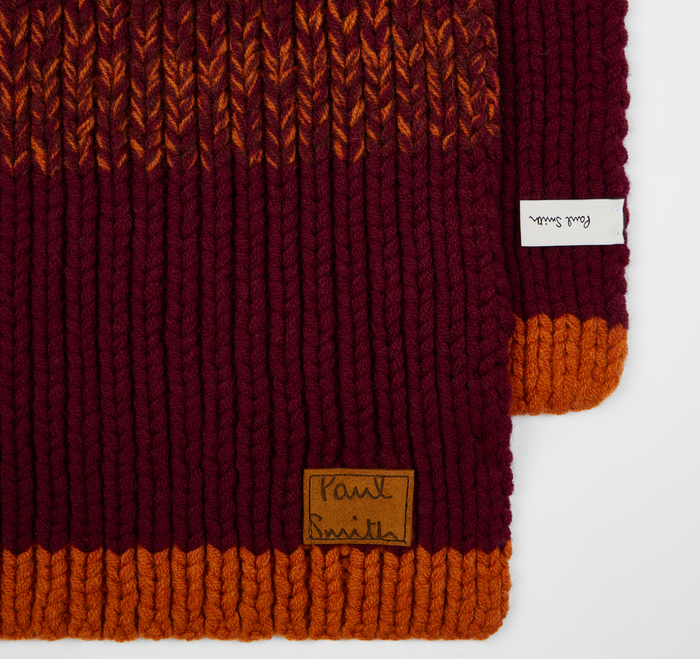 Paul Smith Twisted Rib Scarf
