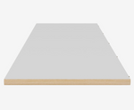 White Laminate Extension Leaf 50cm