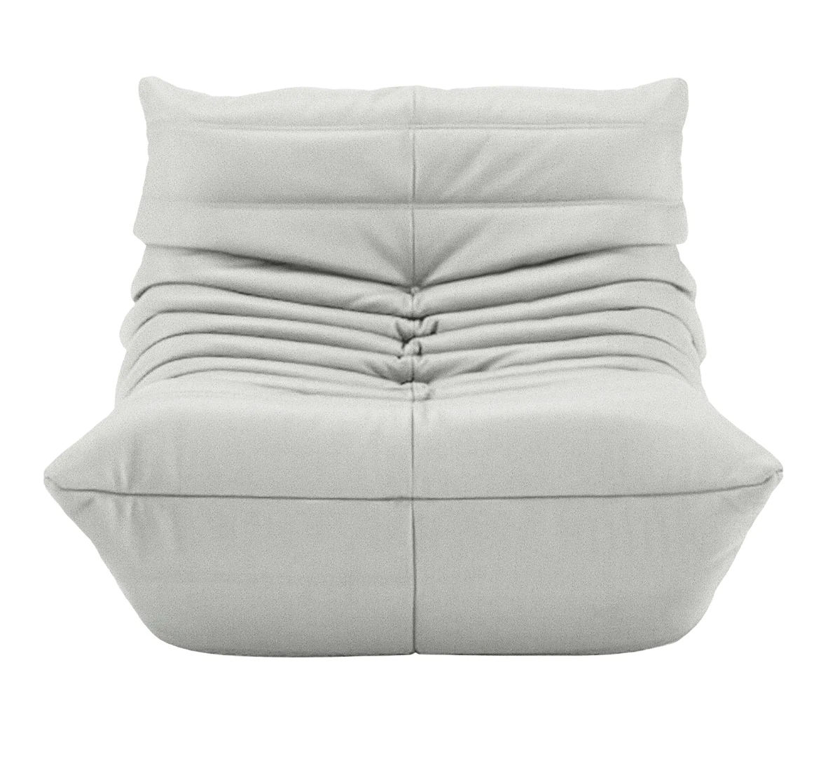 Ex-Display Togo Fireside Chair, Diva Leather Silver