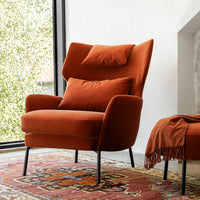 Alex Lounge Chair, Lario Dark Green - Sits