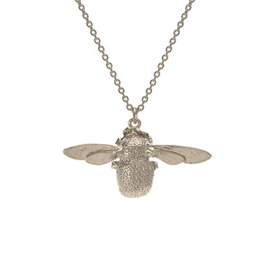 Bumble Bee Necklace, Silver