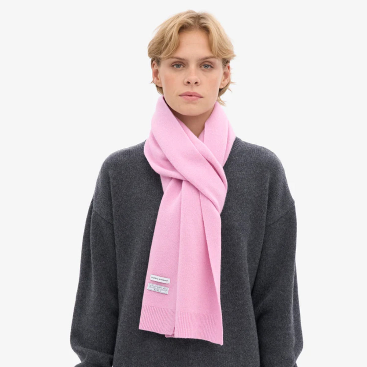 Merino Wool Scarf, Cherry Blossom