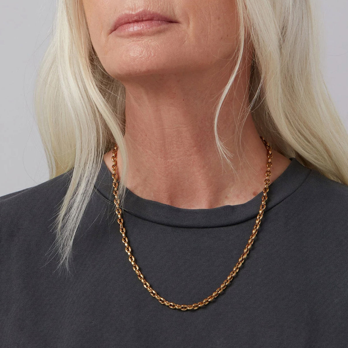 Dhani Chain Necklace, Gold