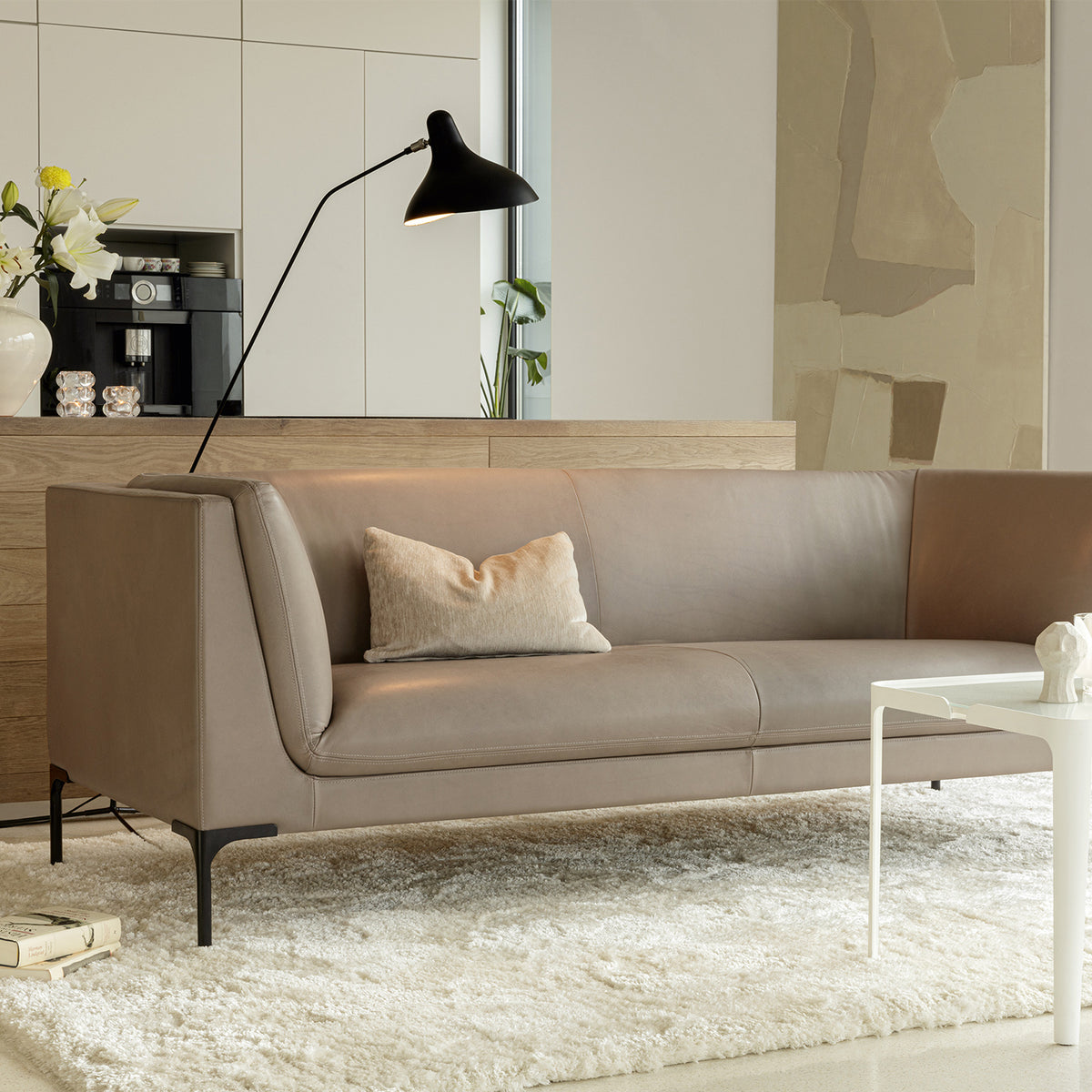 Frej 3-Seater Sofa, Nori Turquoise - Sits