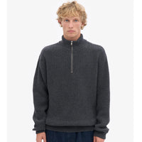Merino Wool Quarter Zip Jumper
