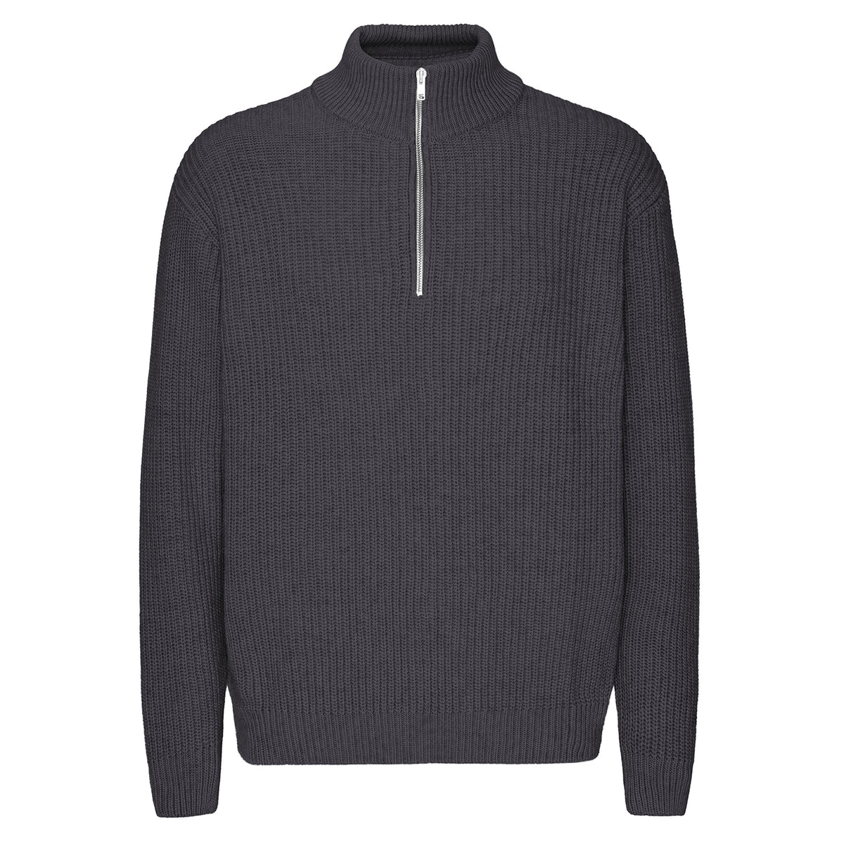 Merino Wool Quarter Zip Jumper