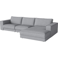 Noora Left Side Corner Sofa, Small Chaise