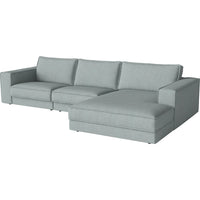 Noora Left Side Corner Sofa, Small Chaise