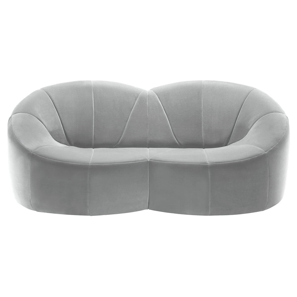 Pumpkin Small Sofa, Gentle Velvet