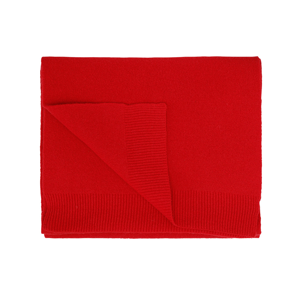 Merino Wool Scarf, Scarlet Red
