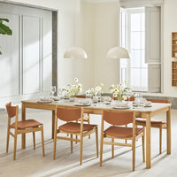Ronya Extendable Dining Table, Oak