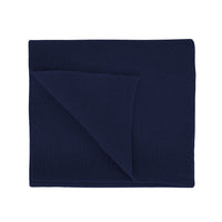 Merino Wool Scarf, Marine Blue
