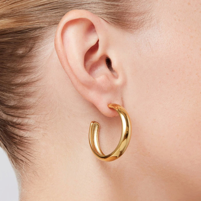 Staple Gold Hoops