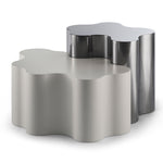 Matt Lacquered Grey & Metallic Quartz