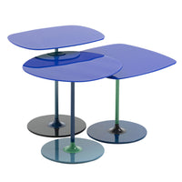 Thierry Side Table, Blue