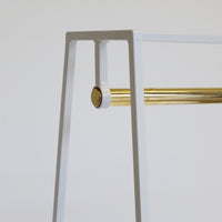 A' Clothes Rail - Brass Pole - AndNew