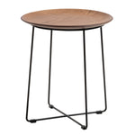 Slatted Ash Dark Wood / Black