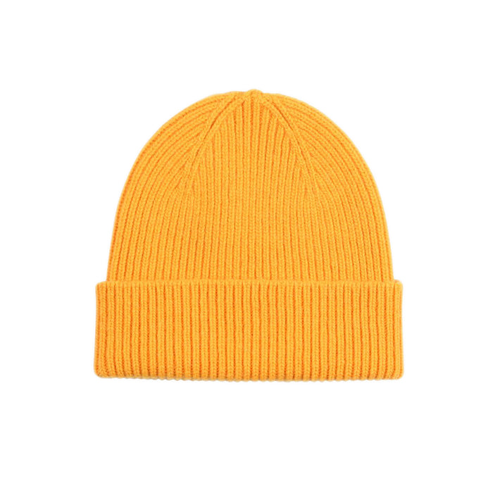 Merino Wool Beanie, Burned Yellow - Colorful Standard
