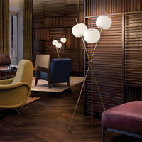 Kushi Floor Light, Brass - KDLN