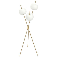 Kushi Floor Light, Brass - KDLN