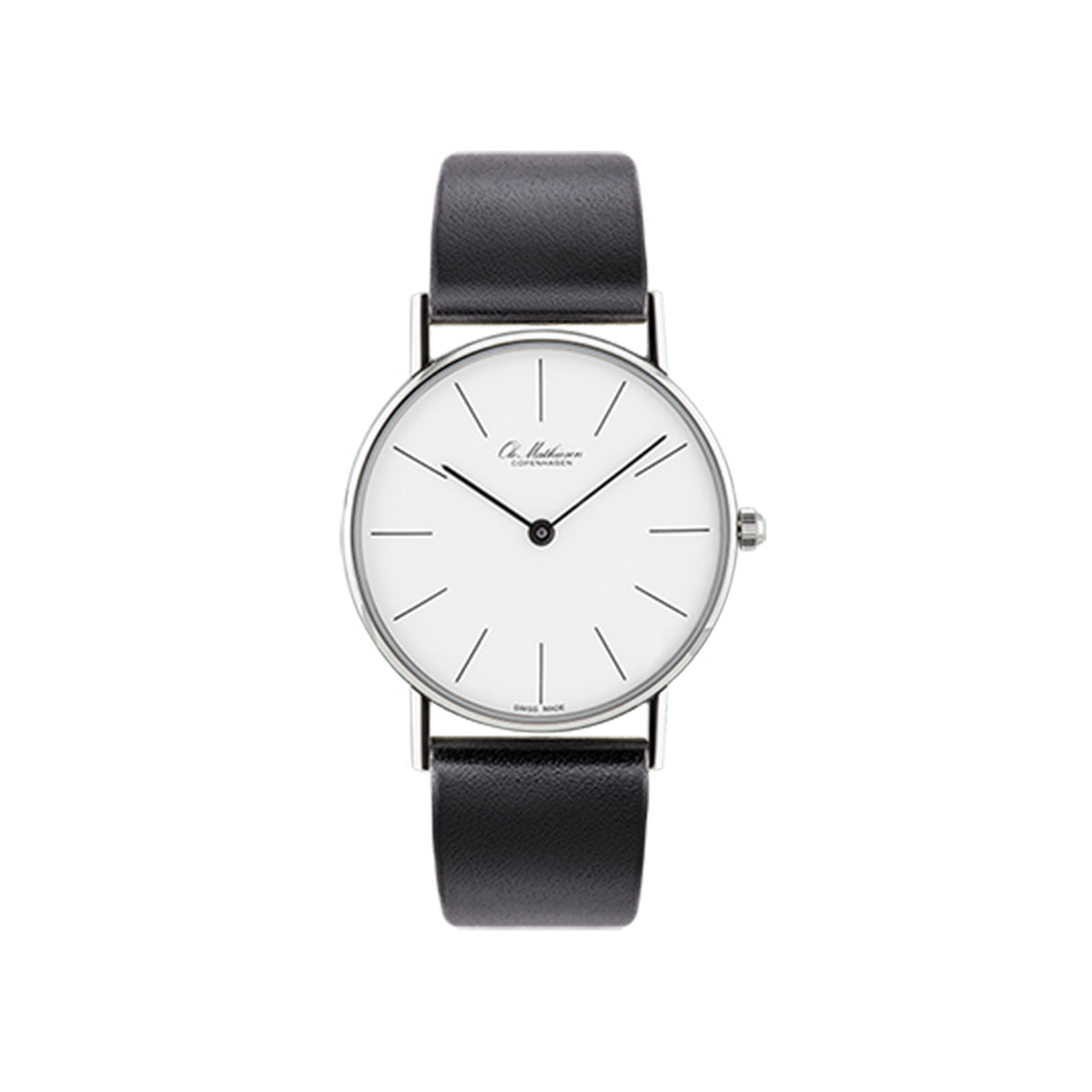 OM2.33.Q Watch, Leather Strap - Ole Mathiesen