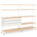 White Frame | Oak Shelves