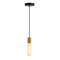 Basalt Suspension Lighting Set, Brass - Tala