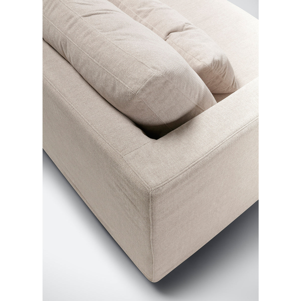 Brandon Set 2 Corner Sofa, Natural