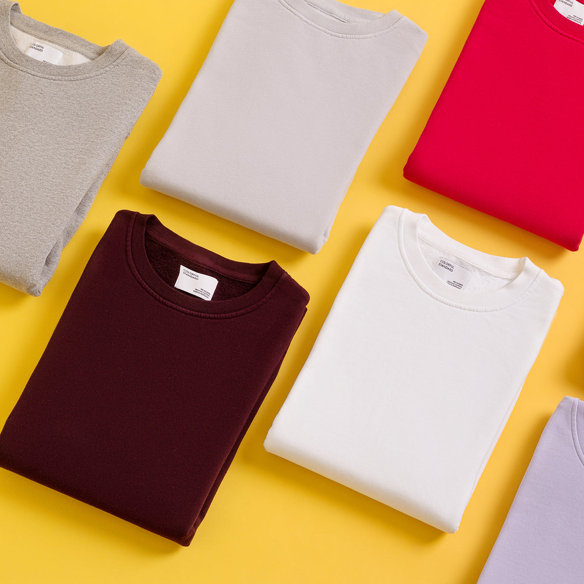 Classic Organic Unisex Sweatshirt, Optical White - Colorful Standard