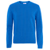 Classic Unisex Merino Wool Jumper, Pacific Blue