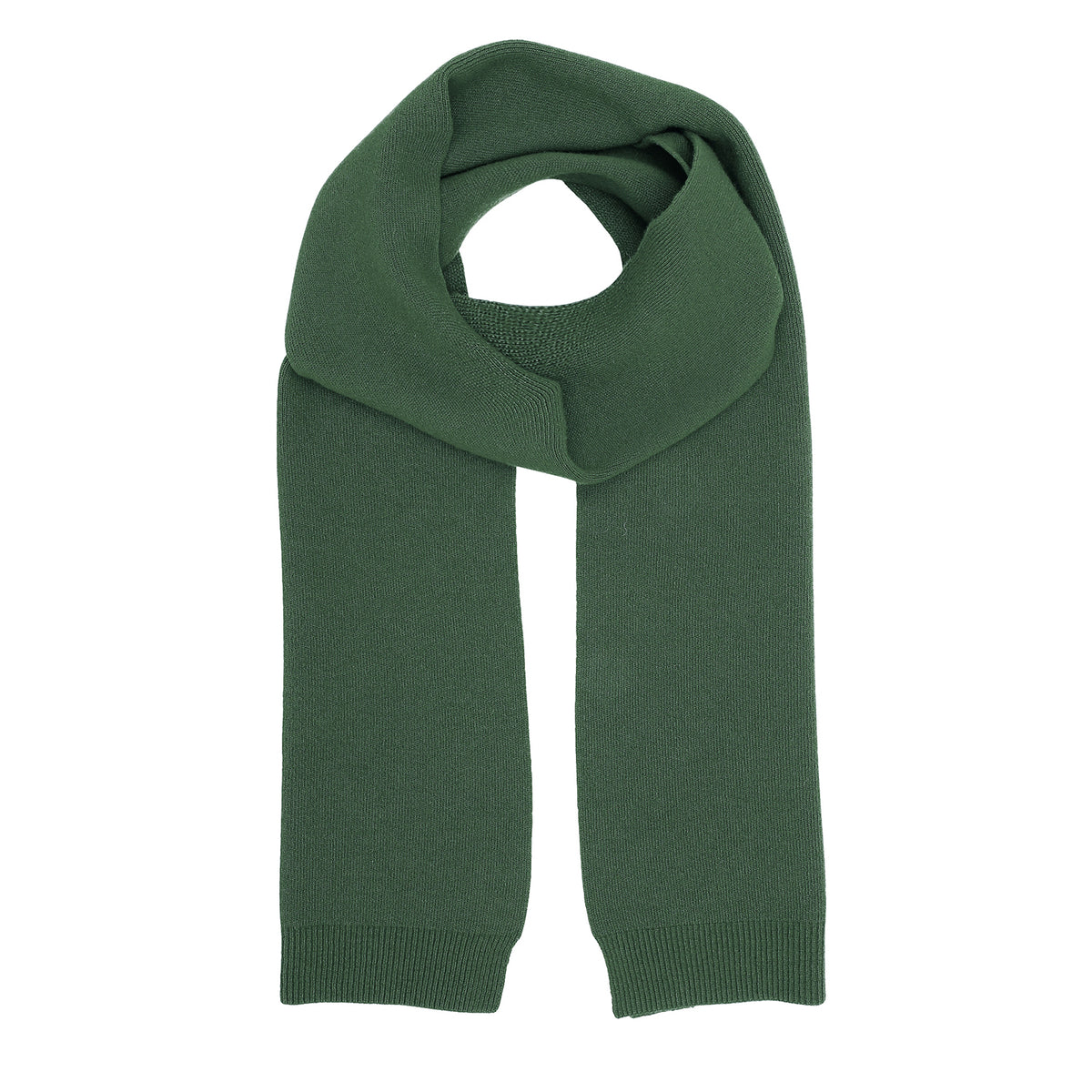 Merino Wool Scarf, Emerald Green - Colorful Standard