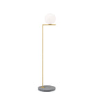 Brushed Brass | Grey Lava Stone
