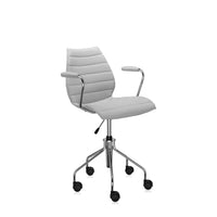 Maui Soft Swivel Armchair, Trevira - Kartell