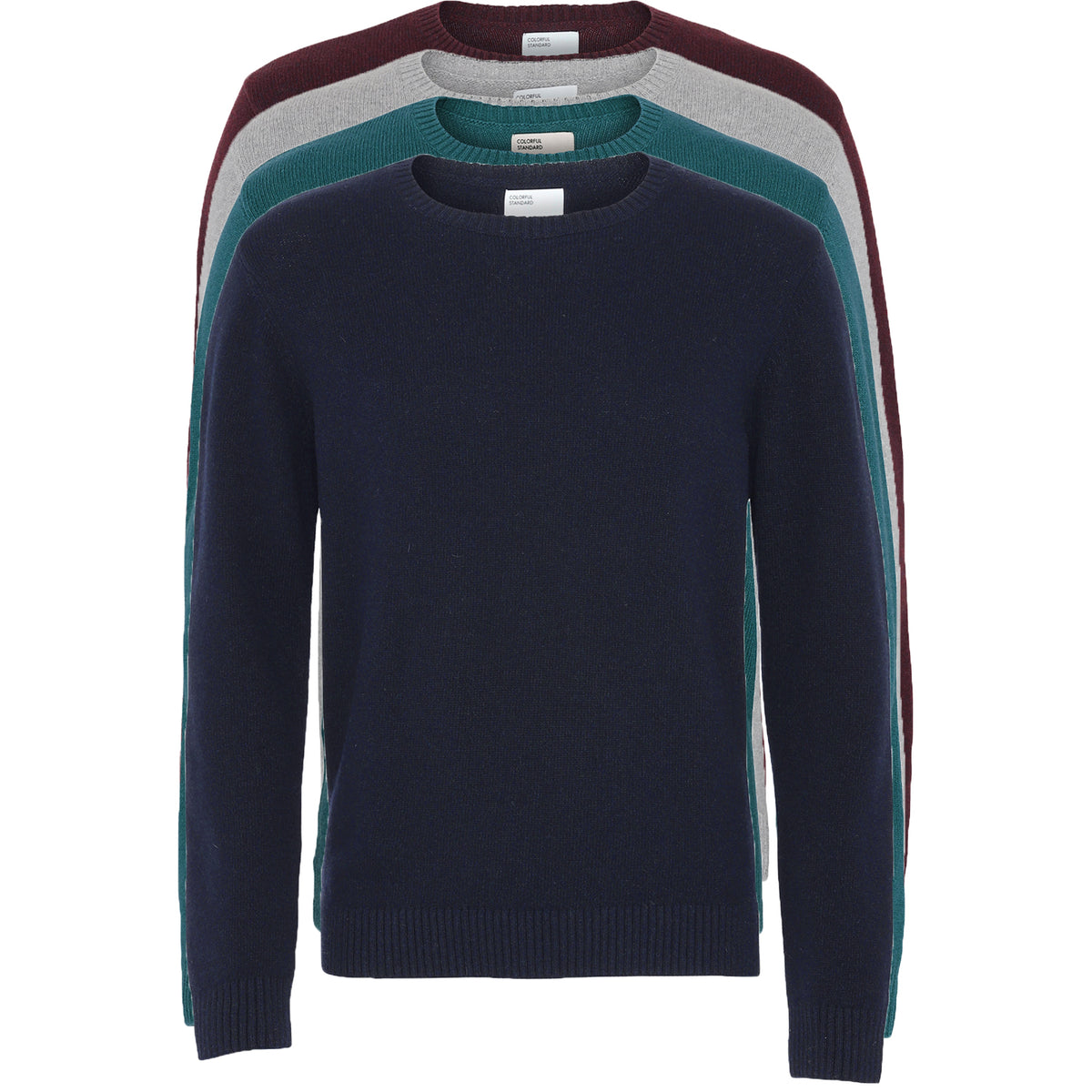 Classic Unisex Merino Wool Jumper, Oxblood Red - Colorful Standard