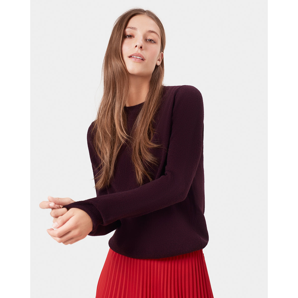 Classic Unisex Merino Wool Jumper, Oxblood Red - Colorful Standard