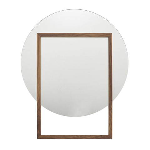 Circum Mirror Medium, Taupe / Clear