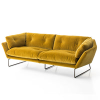 New York Suite 3-Seater Sofa, Velvet