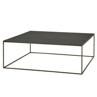 Space Rectangular Low Table, Anthracite - Ligne Roset
