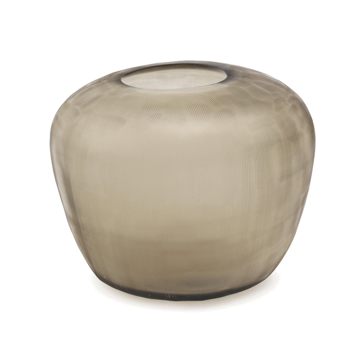 Melrose Vase, Smoke Grey