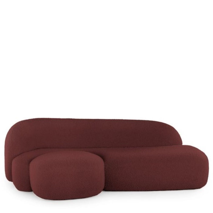 Ex-Display Aaland Sofa, Gorgone Bordeaux