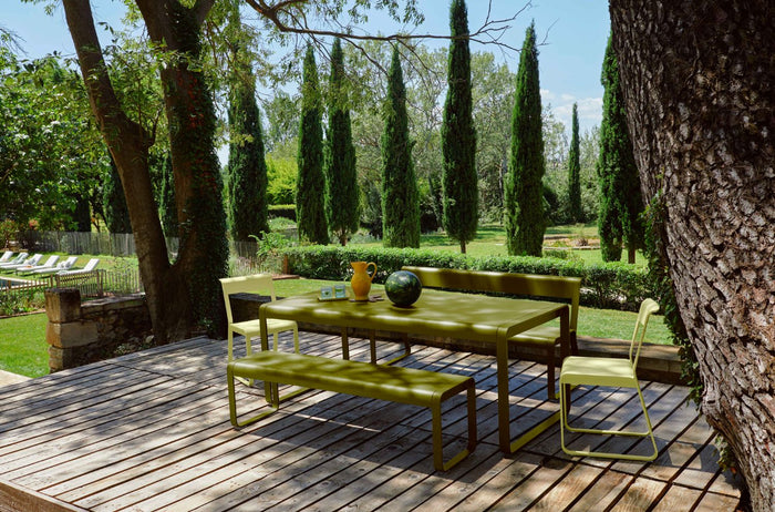Bellevie Outdoor Bench with Backrest